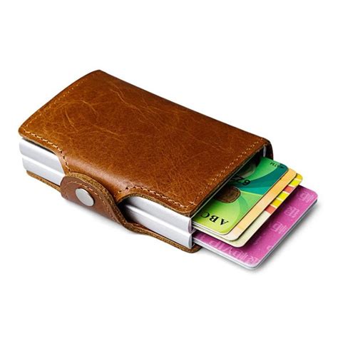 rfid leather credit card case|rfid blocking credit card case.